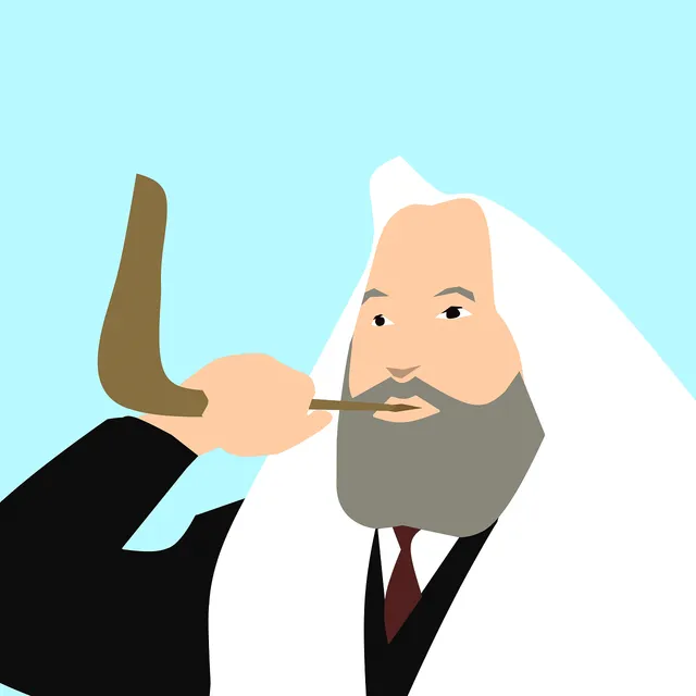 איש תוקע בשופר