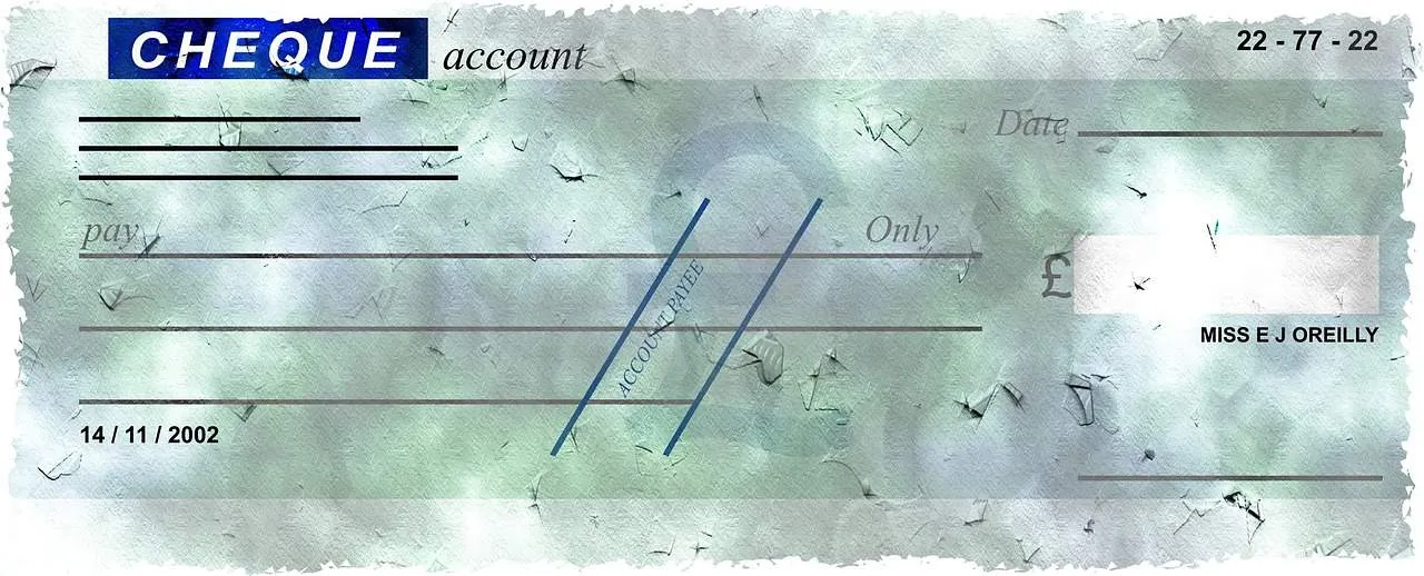 Bank cheque 1583767013 צק לא ממולא