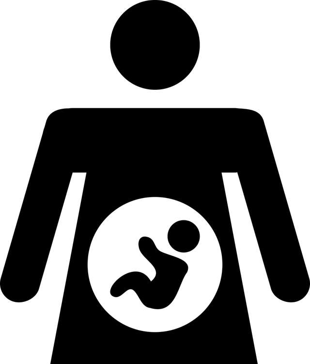 אישה עם תינוק בבטן