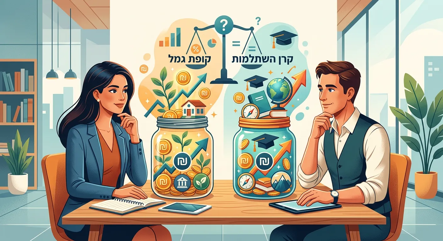 קופת גמל וקרן השתלמות – מה יותר משתלם?