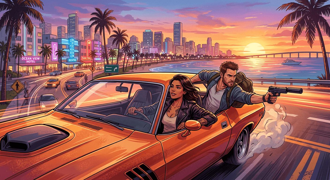 GTA 6: המסע ל-Leonida מתקרב, אתם מוכנים?